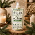 Consider the Lilies Wax Melts Fraser Fir – 4 oz hand-poured coconut wax squeeze pouch
