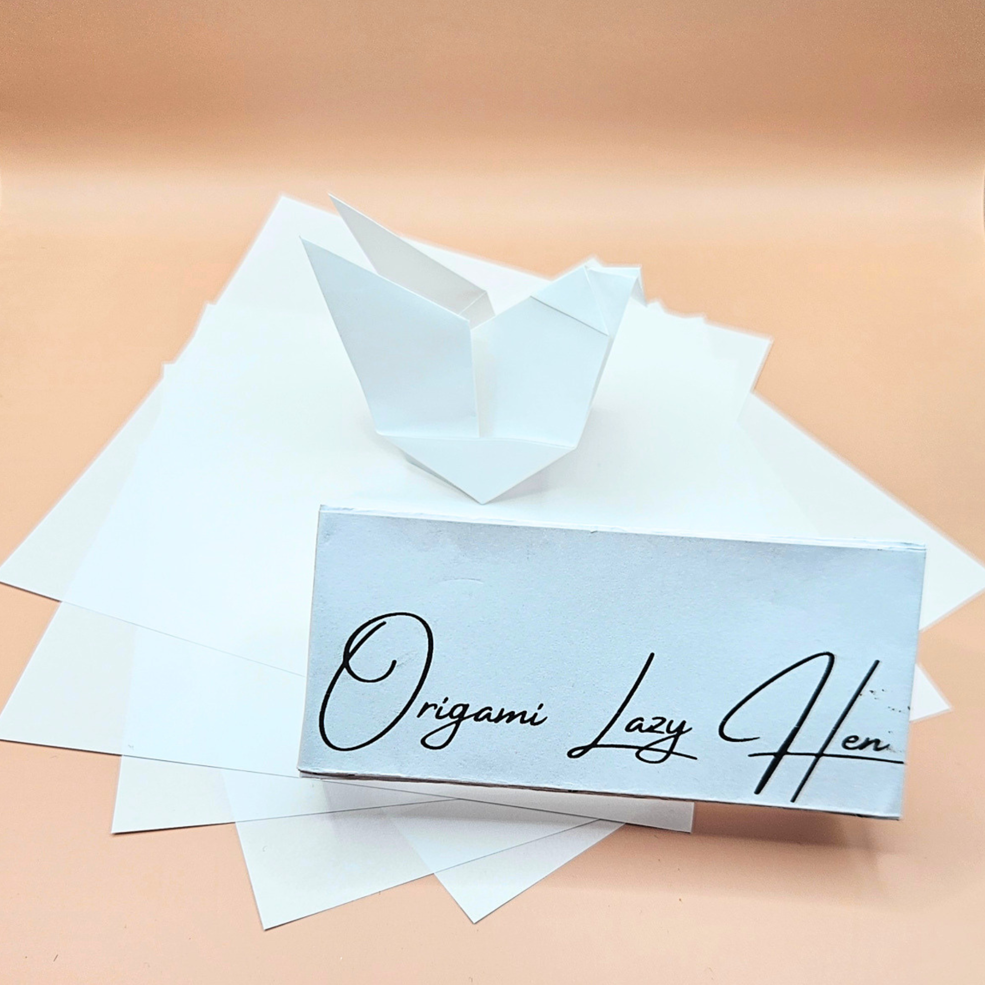 Origami Lazy Hen | DIY Origami Chicken Kit