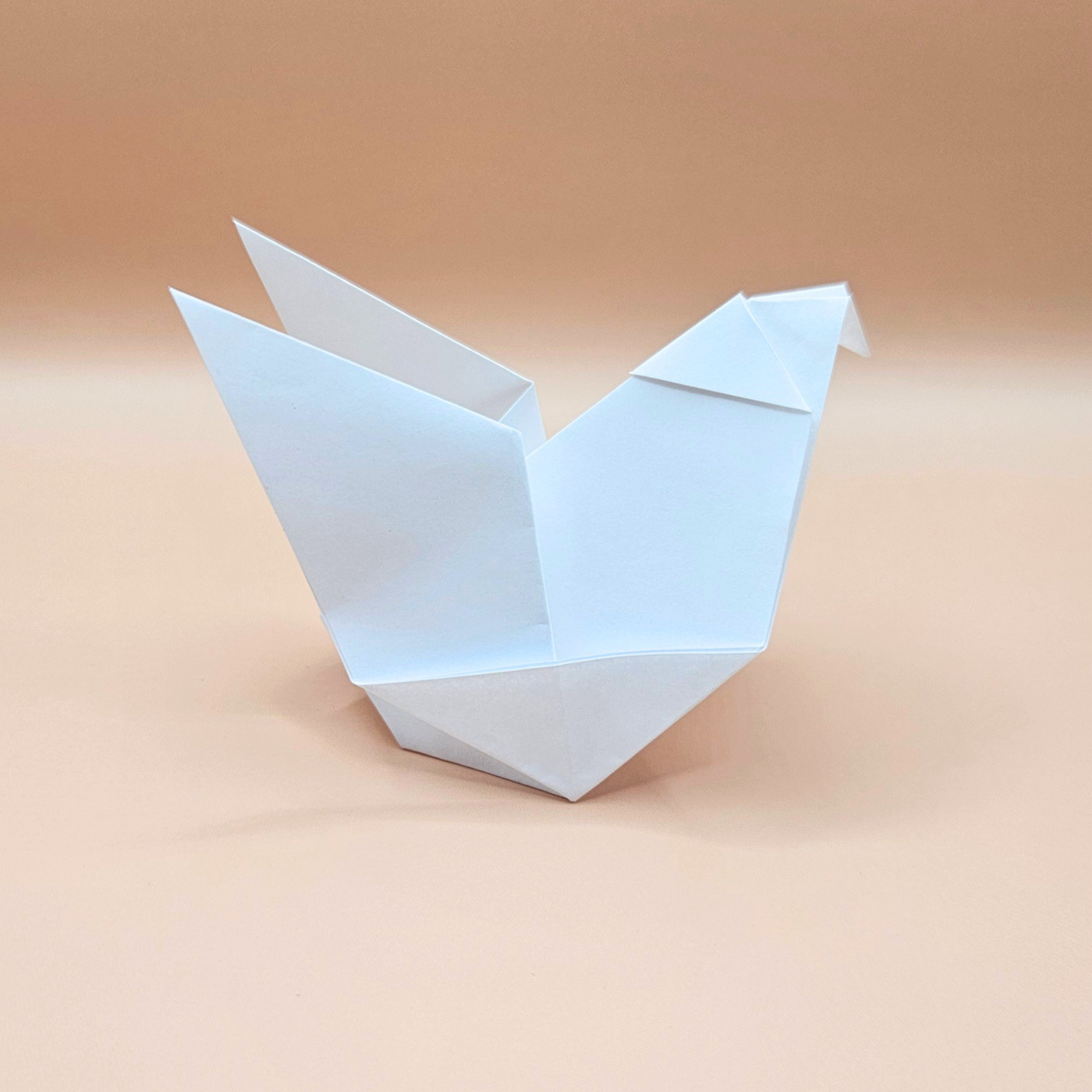 Origami Lazy Hen | DIY Origami Chicken Kit