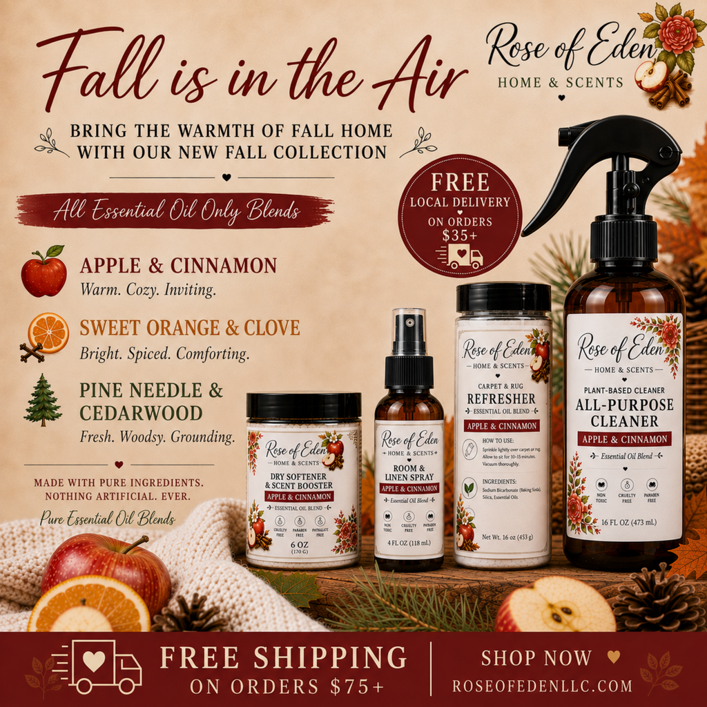 Fall Home Care Set | 4-Piece Essential Oil Collection