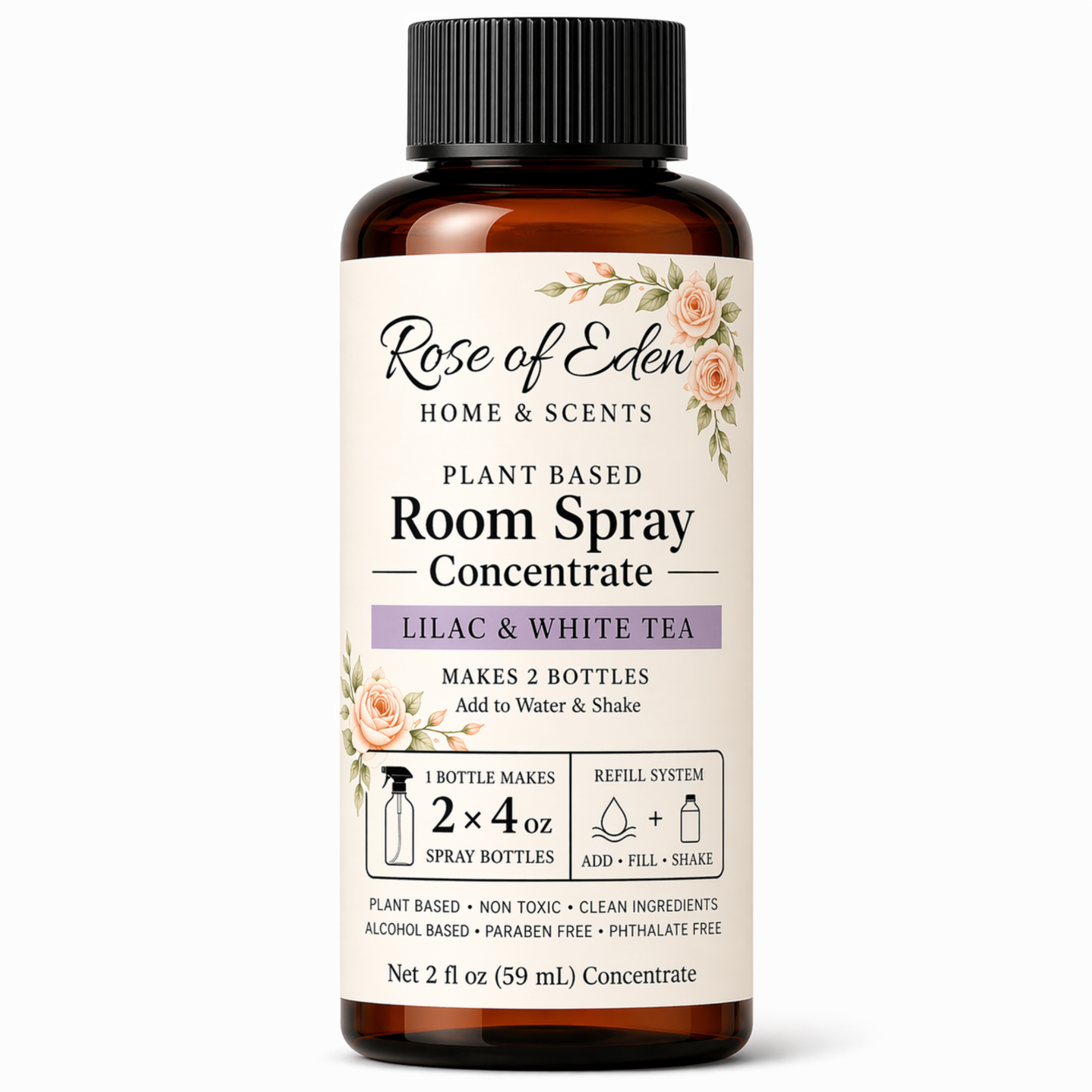 Plant-Based Room Spray Concentrate – 2 oz