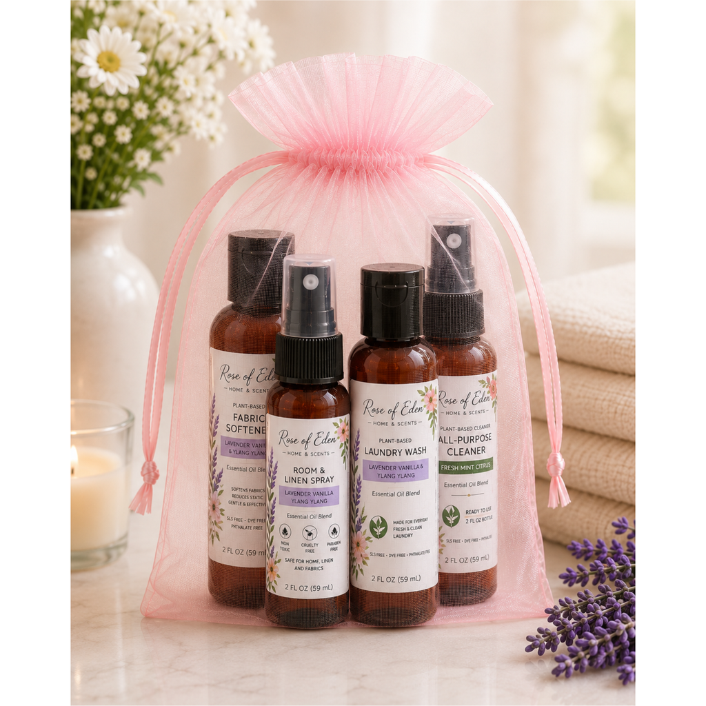 Travel Home Care Gift Set | 4-Piece Minis Bundle