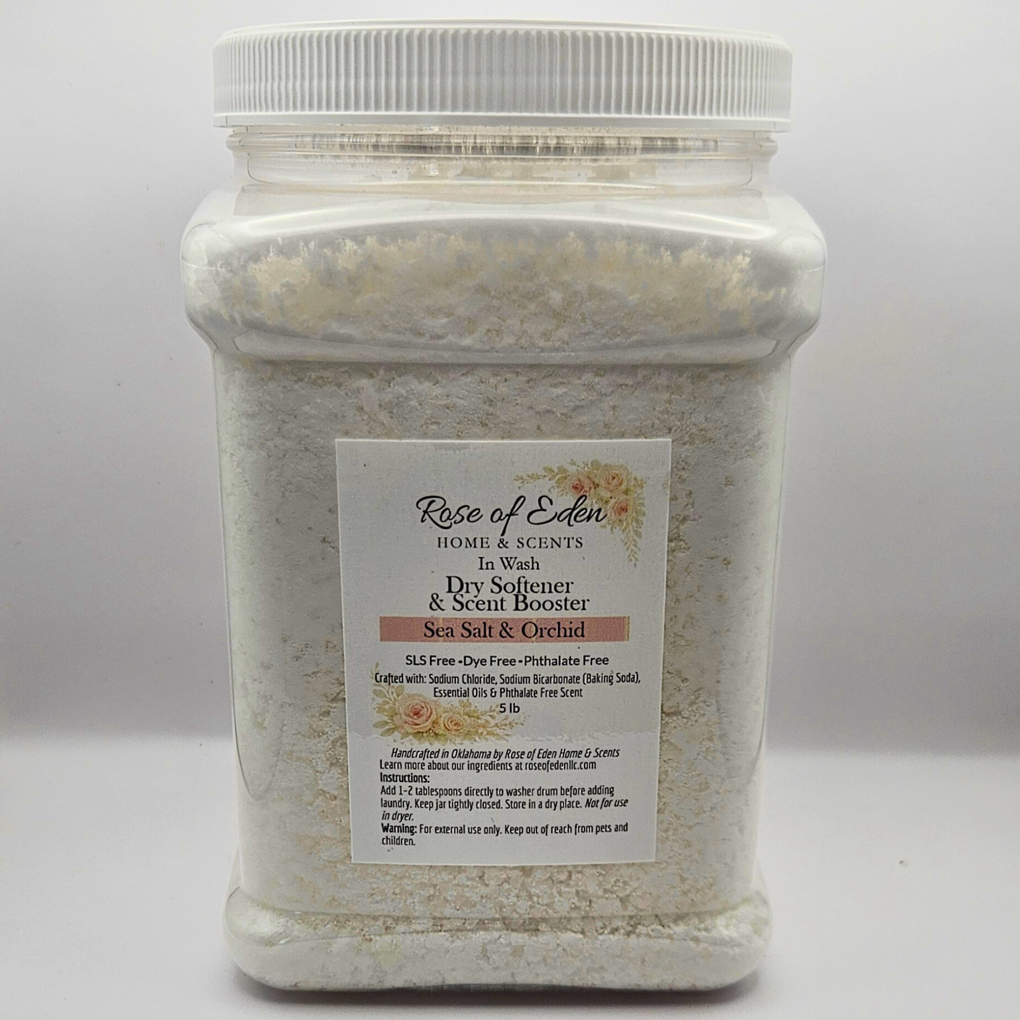 Dry Softener and Scent Booster for Laundry, Handcrafted, Hypoallergenic, All Natural