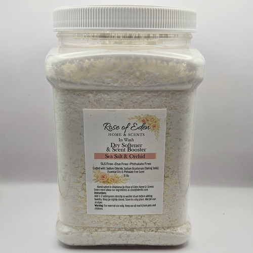Dry Softener and Scent Booster for Laundry, Handcrafted, Hypoallergenic, All Natural