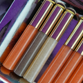 Fruity Pop Naturals Fall Coffee Shop shimmer lip glosses in Pumpkin Pie, Mocha Frappe, and Vanilla Latte