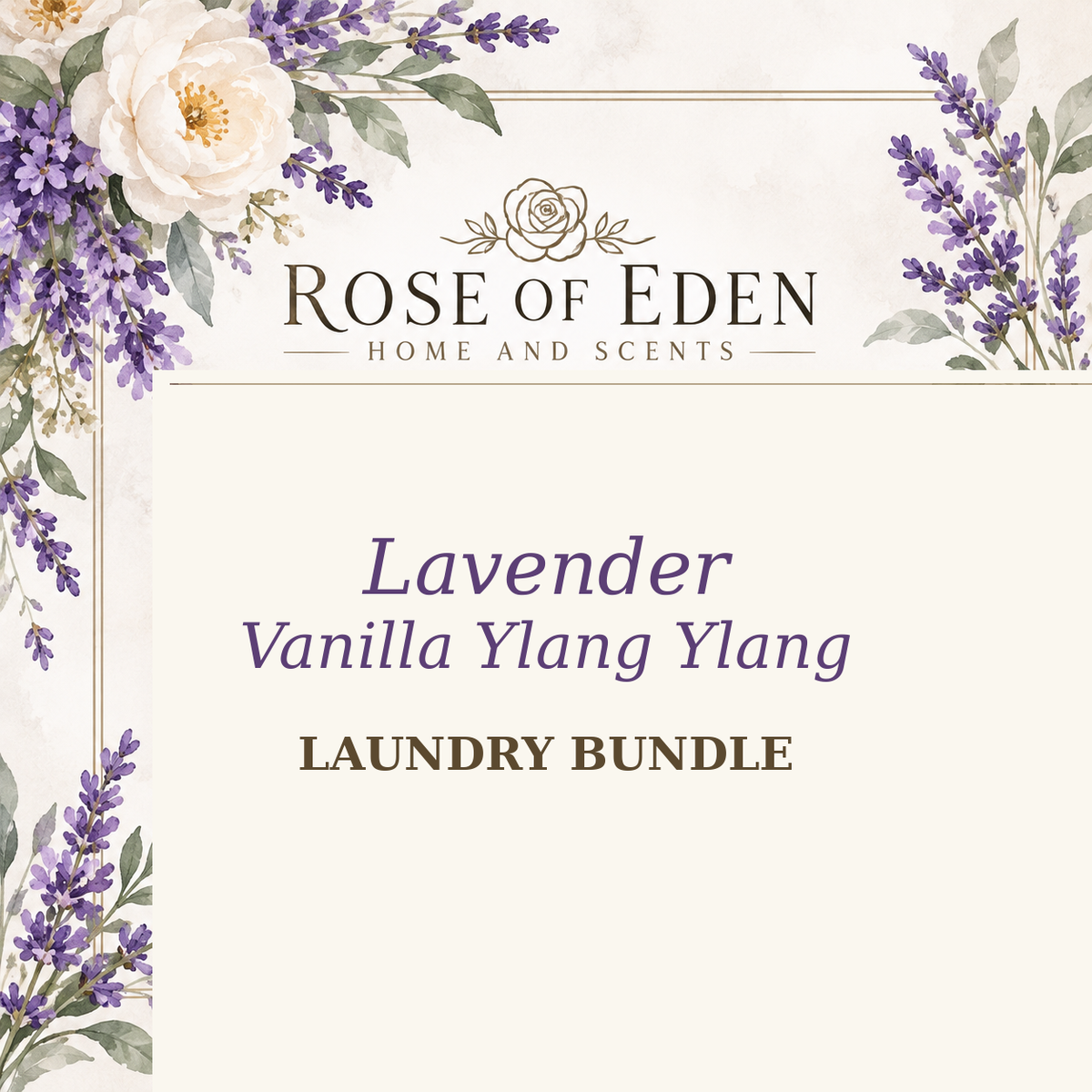 Lavender Vanilla Ylang Ylang Laundry Bundle