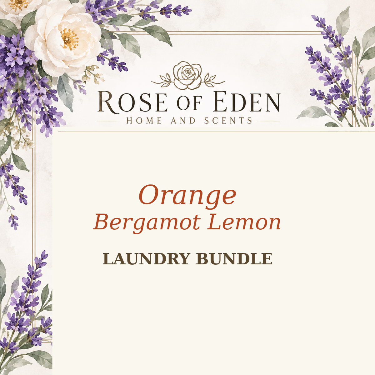 Orange Bergamot Lemon Laundry Bundle